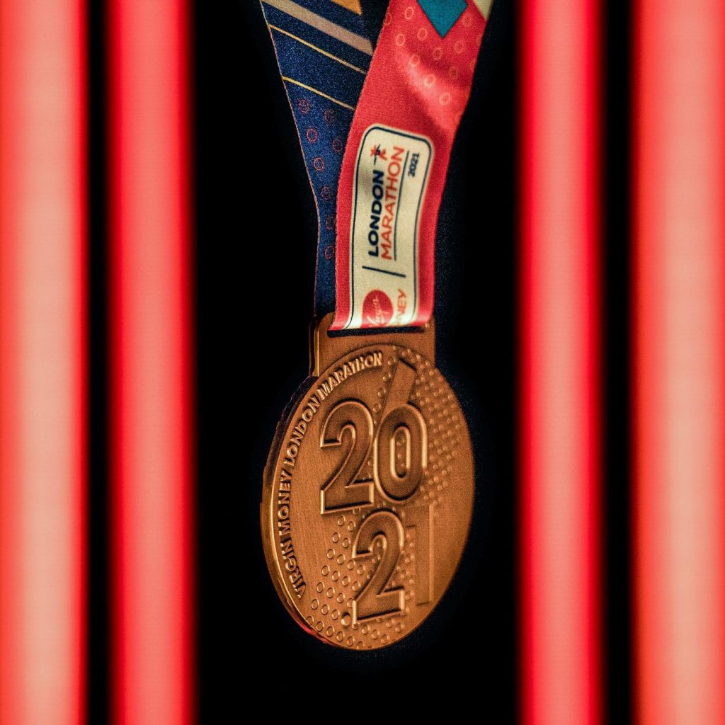 London Marathon medal reveal