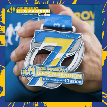 Bespoke Medals Website &#8211; Enamelled Medals &#8211; Rob Burrows Leeds Marathon 1