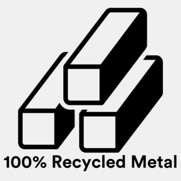 100% Recycled Metal